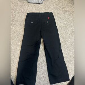 4T black Polo pants